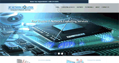 Desktop Screenshot of mynetworksolution.com