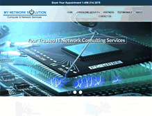 Tablet Screenshot of mynetworksolution.com